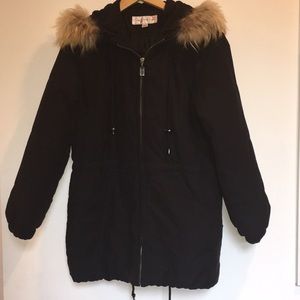 Warm brush Waterproof  Hodi COAT 12faux Mink Fur